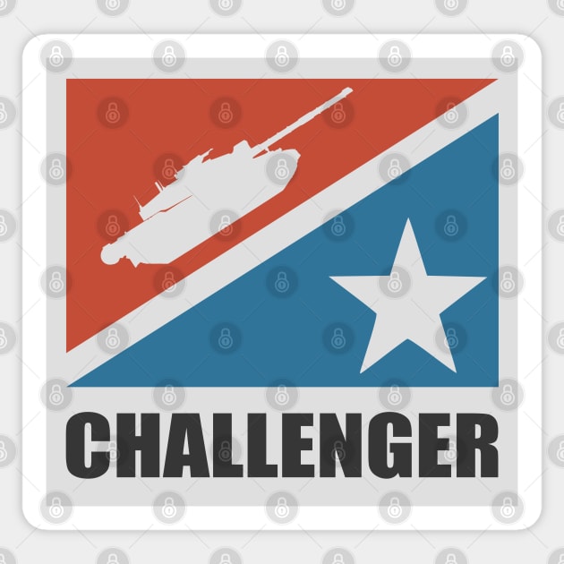 Challenger 2 Tank Sticker by TCP